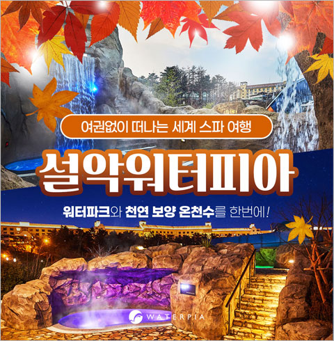 [속초] 설악 워터피아 로우시즌-오후 소인 1인권(~12/15)