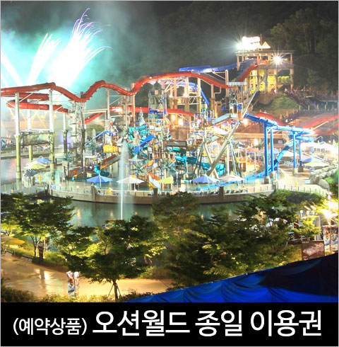 [강원/홍천] 대명 오션월드 워터파크 종일 자유이용권