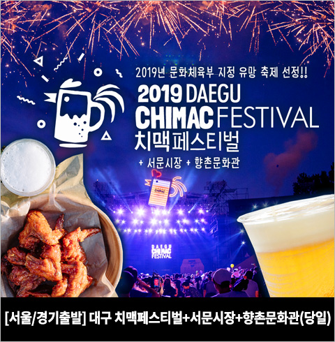 [서울/경기출발] 대구 치맥페스티벌+서문시장+향촌문화관(당일)