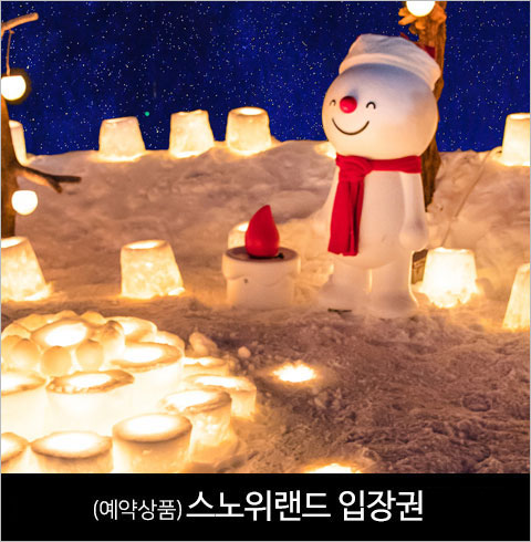 [홍천] 비발디파크 스노위랜드+르누아르전 티켓증정